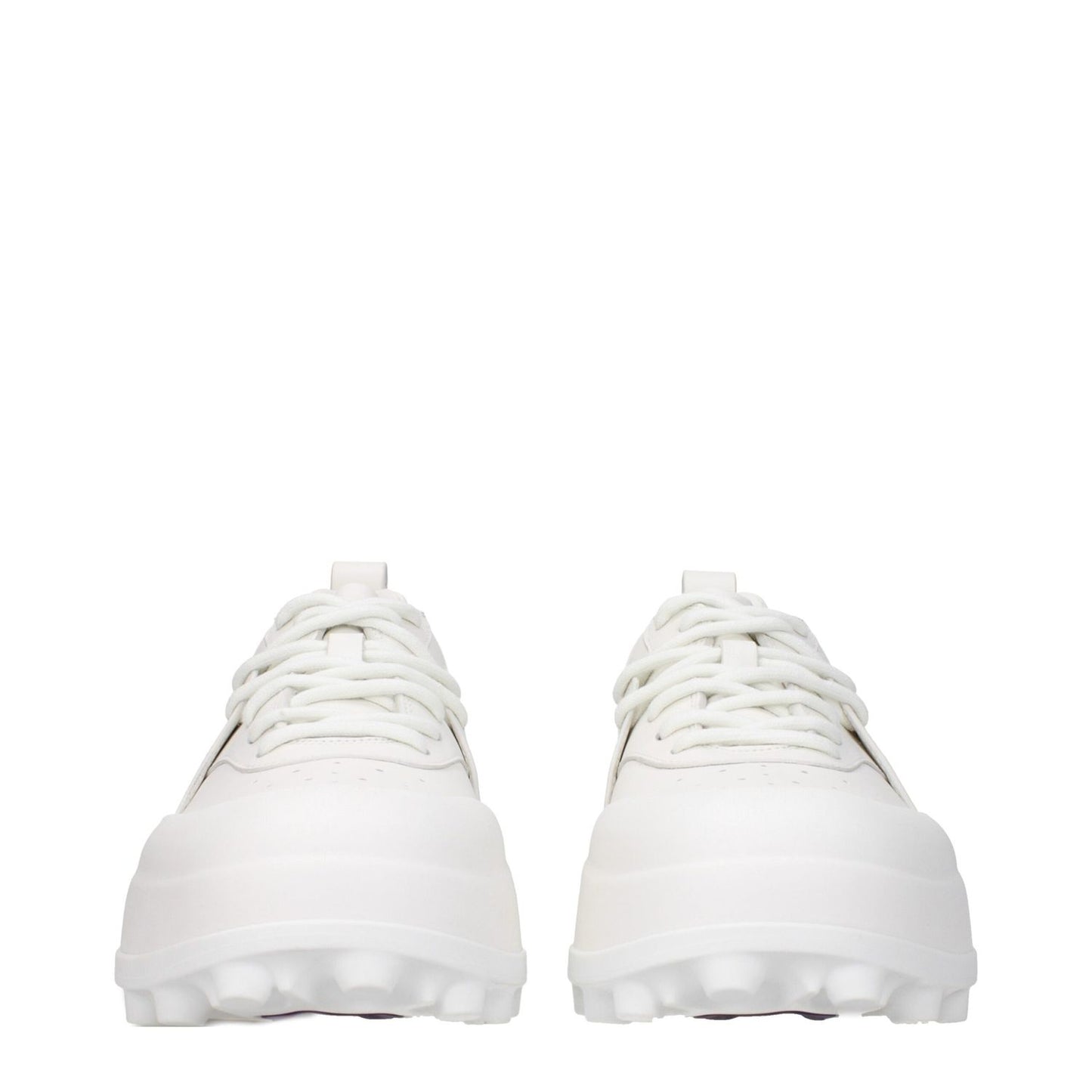 Jil Sander White Leather Sneakers