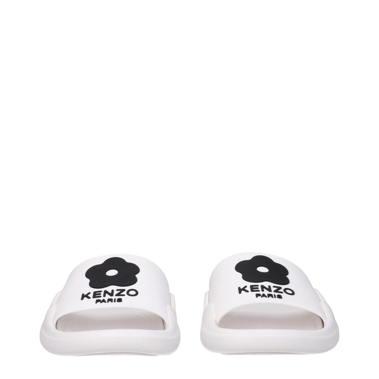 Kenzo White Cotton Slippers