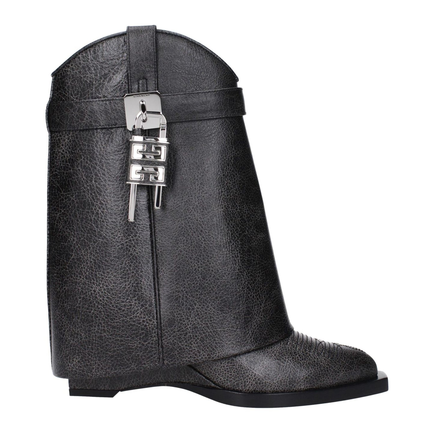Givenchy Black Leather Ankle Boots