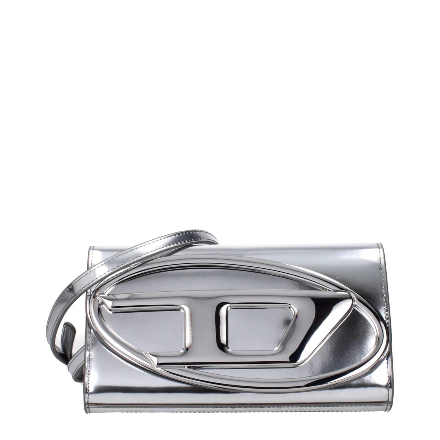 Front view with bag zipped and handles upright.