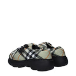 Burberry Green Fabric Slip-On Loafers BU-9492789559561-EU36/US6