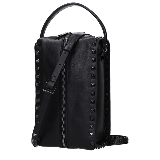Valentino Garavani Black Leather Clutch Bags VA15068783214857BT
