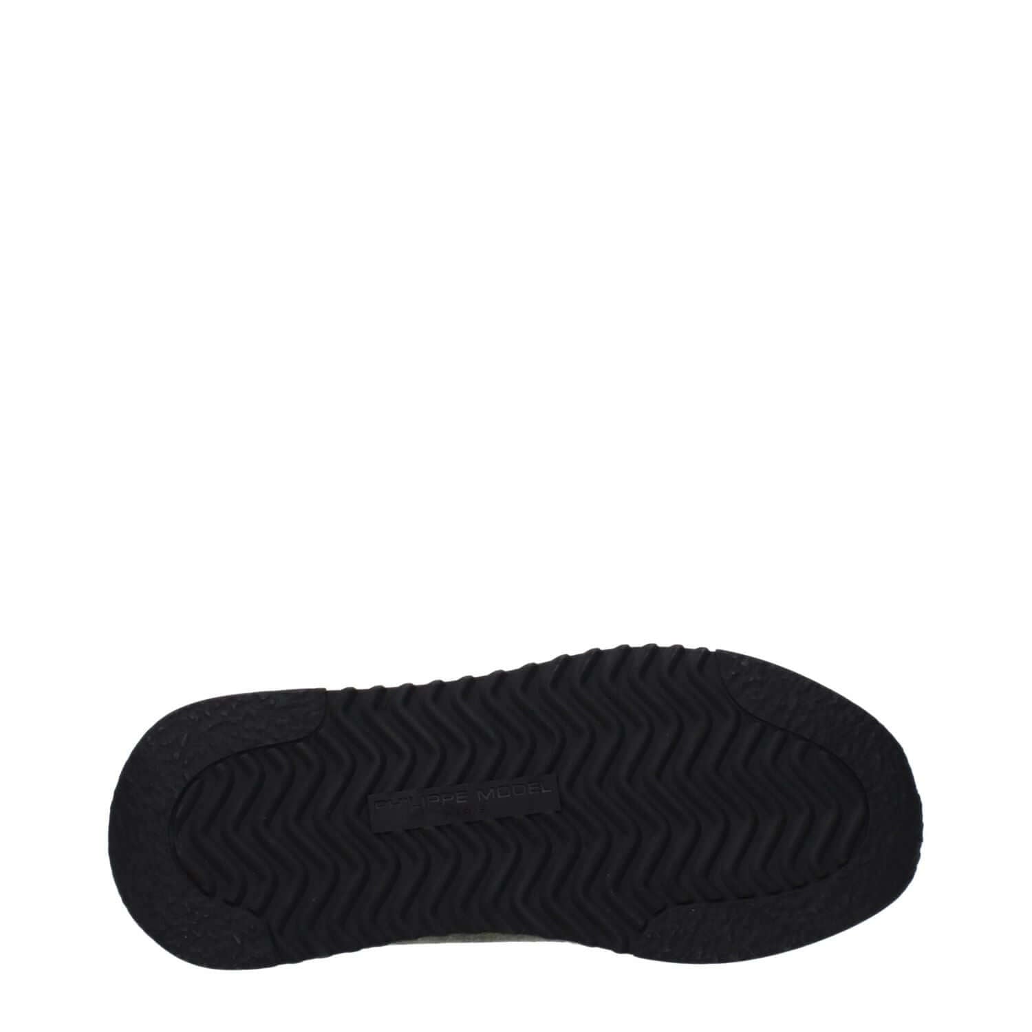 Philippe Model Green Leather Athletic Sneakers