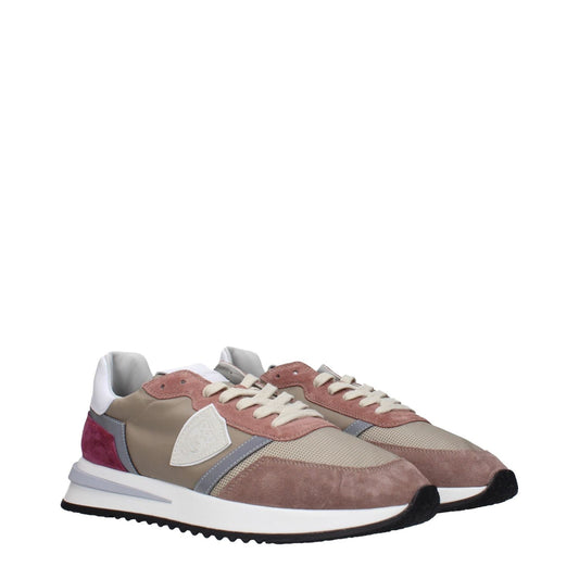 Philippe Model Beige Fabric Low Tops PH-15086918566153-EU42/US9