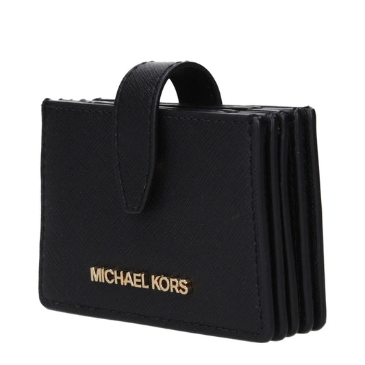 Michael Kors Black Leather Cardholders MI15138566471945BT
