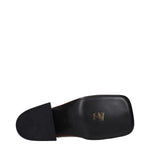 Jil Sander Red Leather Mules