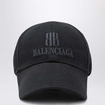 Balenciaga Nano BB black baseball cap 834916410B2/R_BALEN-1002_323