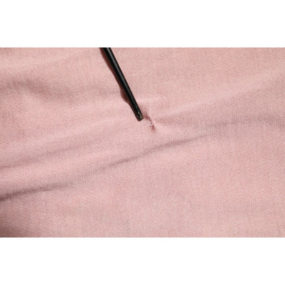 Dolce & Gabbana Pink Floral Lace Detailing Cardigan Sweater