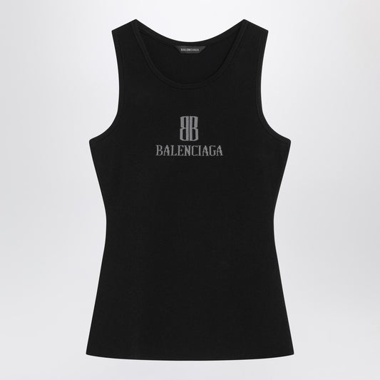 Balenciaga Black Nano BB tank top