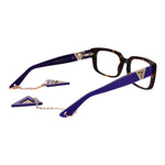Guess Brown Women Glasses Frame, brown acetate, full-rim design, with extra pendant, spring hinge, rectangular style with demo lenses.