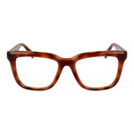 Guess Brown Unisex Glasses Frame, full-rim, plastic, rectangular style with demo lenses, size 52-19-145, includes branded case.