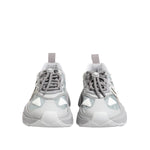 Dolce & Gabbana Gray Silver Daymaster Low Top Sneakers Shoes MV7779-43