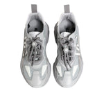 Dolce & Gabbana Gray Silver Daymaster Low Top Sneakers Shoes MV7779-43