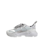 Dolce & Gabbana Gray Silver Daymaster Low Top Sneakers Shoes MV7779-43