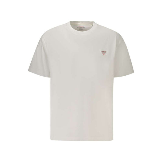 Guess Jeans White Cotton Men T-Shirt