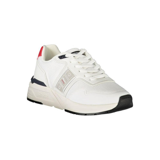 Blauer White Polyester Men Sneaker BL-39226-EU40/US7