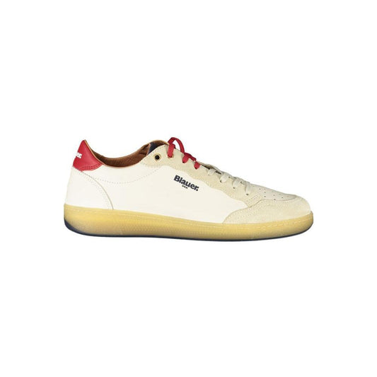 Blauer White Leather Men Sneaker BL-39242-EU41/US8