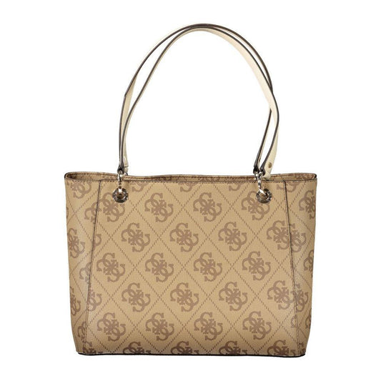 Guess Jeans Beige Polyethylene Women Handbag