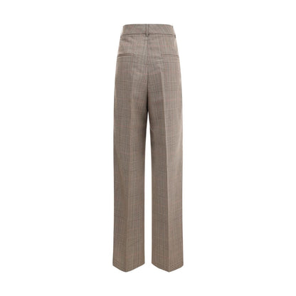 Rohe Beige Fleece Wool Casual Pants