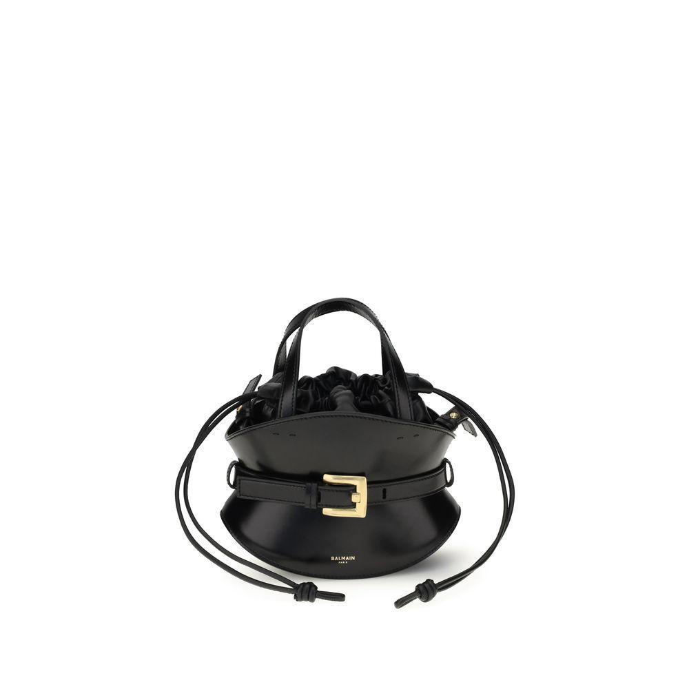 Front view with bag zipped and handles upright.