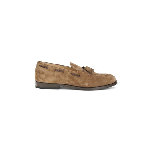 Brunello Cucinelli Suede Loafers BR-MZUPEAU713C8831-EU43.5/US10.5