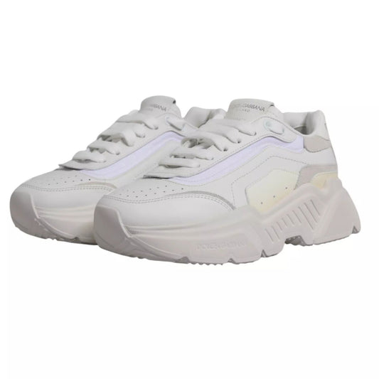 Dolce & Gabbana White Daymaster Low Top Mens Sneakers MV4309-40