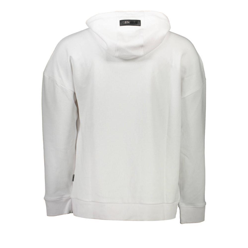 Plein Sport White Cotton Sweatshirt