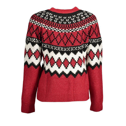 Desigual Red Polyester Sweater DE-14472-S