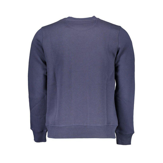 North Sails Blue Cotton Sweater NO-16225-XXL