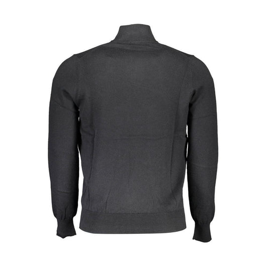 North Sails Black Cotton Sweater NO-16259-XXL