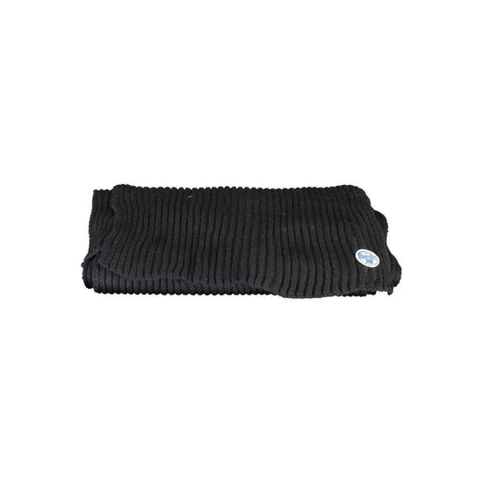 North Sails Black Cotton Scarf NO-16323