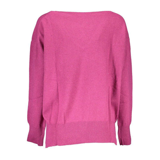 North Sails Purple Wool Sweater NO-16398-XS