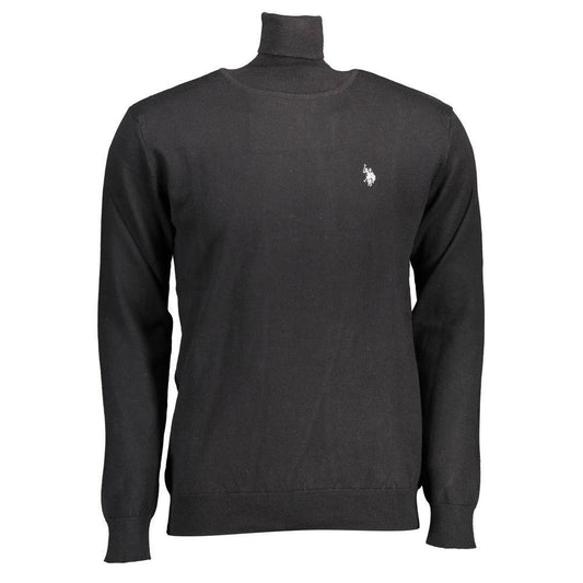 U.S. POLO ASSN. Black Cotton Sweater US-16901-L