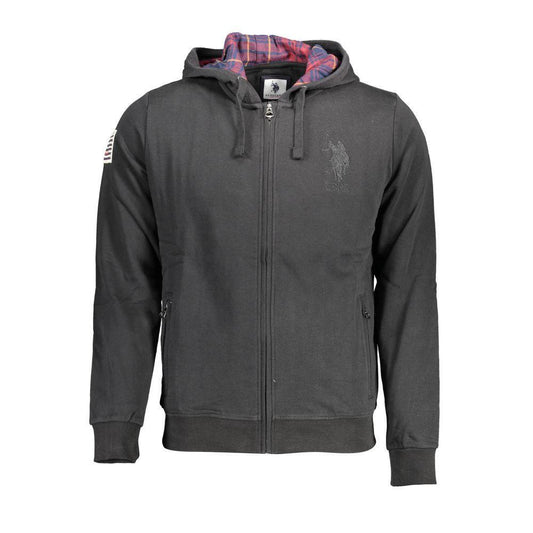 U.S. POLO ASSN. Black Cotton Sweater US-16909-M