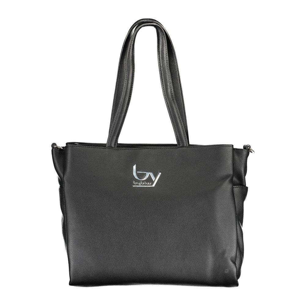 Front view with bag zipped and handles upright.
