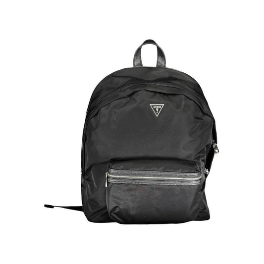 Guess Jeans Black Polyamide Backpack GU-17534