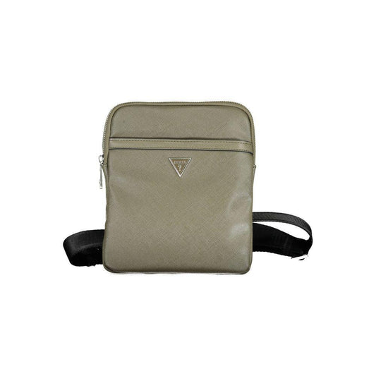 Guess Jeans Green Polyamide Shoulder Bag GU-17538