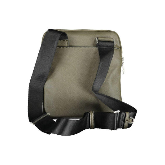 Guess Jeans Green Polyamide Shoulder Bag GU-17538