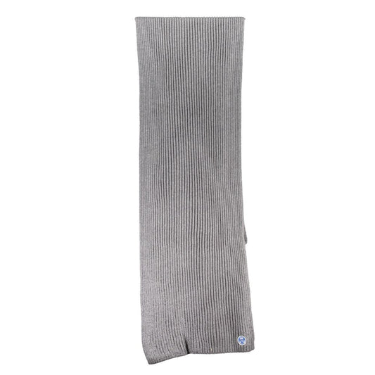 North Sails Gray Cotton Scarf NO-23397