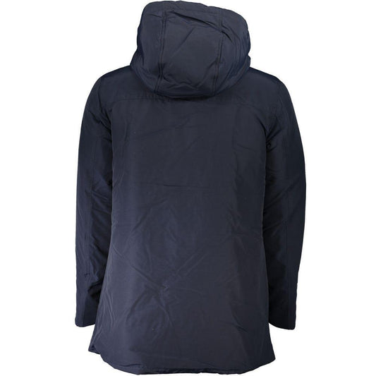 Woolrich Blue Cotton Jacket WO-24360-XXL