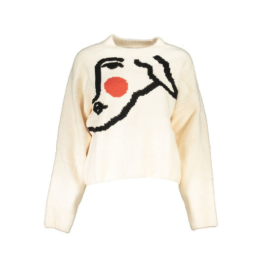Desigual White Fabric Sweater DE-24882-S