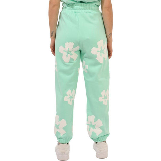 Comme Des Fuckdown Green Cotton Jeans & Pant