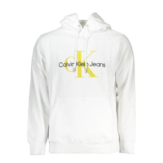 Calvin Klein White Cotton Sweater CA-26378-L