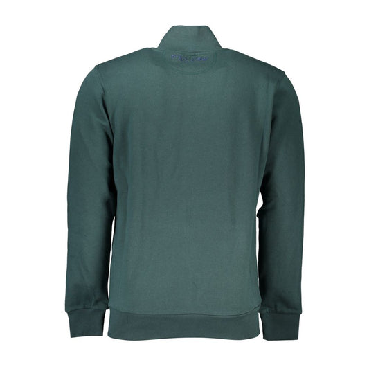 La Martina Green Cotton Sweater LA-27027-S