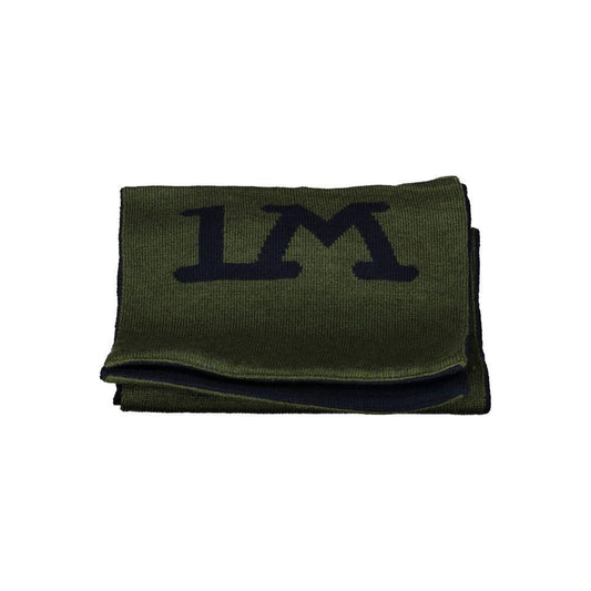 La Martina Green Polyester Scarf LA-27042