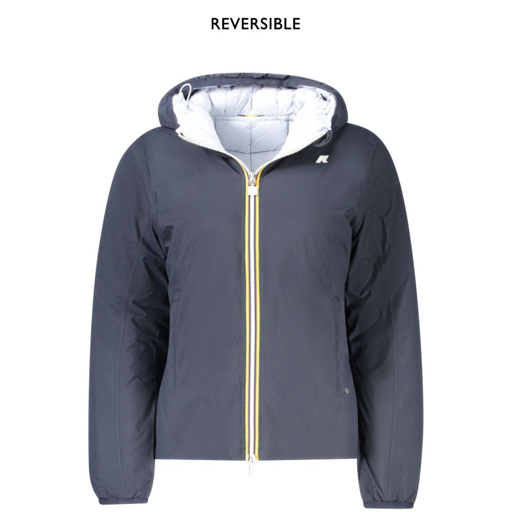 K-WAY Blue Polyamide Jackets & Coat KW-34140-S