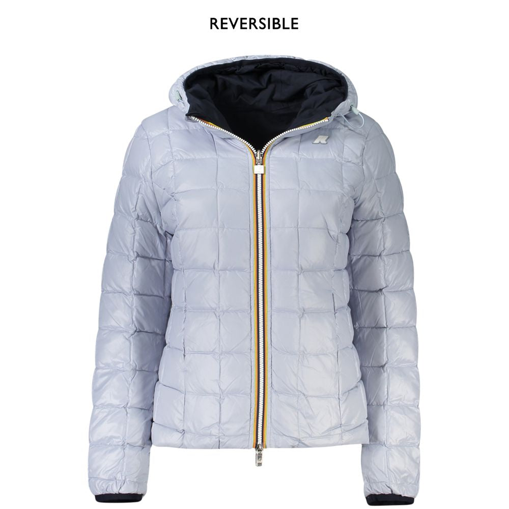 K-WAY Blue Polyamide Jackets & Coat KW-34140-S