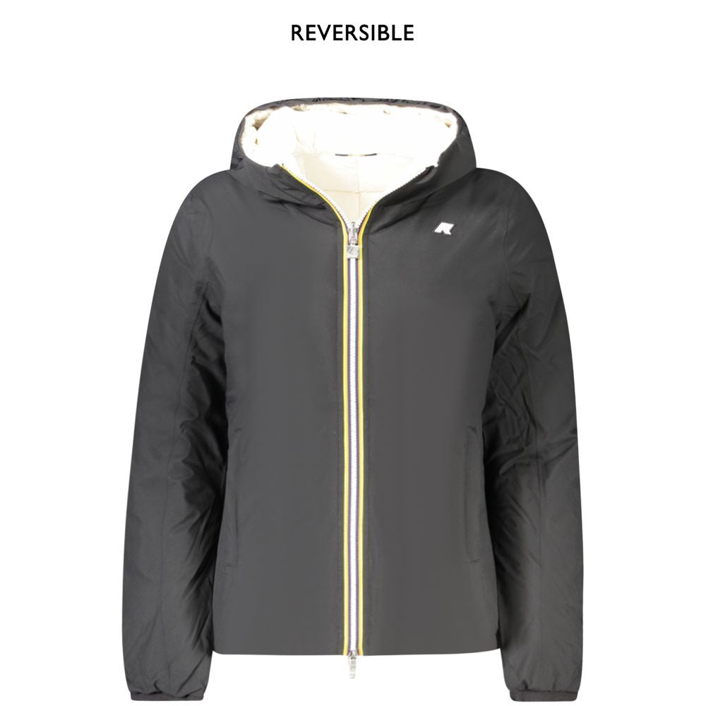 K-WAY Black Polyamide Jackets & Coat KW-34163-M