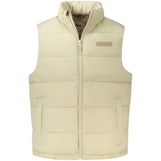 Guess Jeans Beige Polyamide Jacket GU-35172-XS