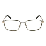 Guess Green Men Glasses Frame, full-rim metal design with 56mm demo lenses, rectangle style for men, includes branded case